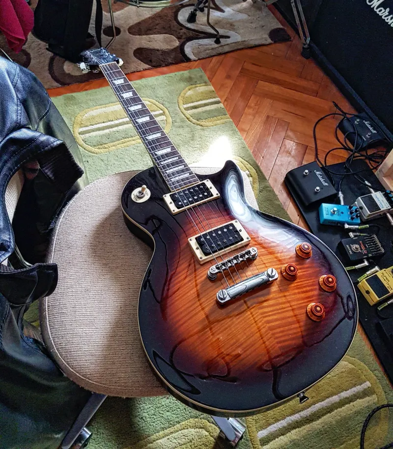 Epiphone Les Paul Elektromos Git R Elad Gs Fanatic