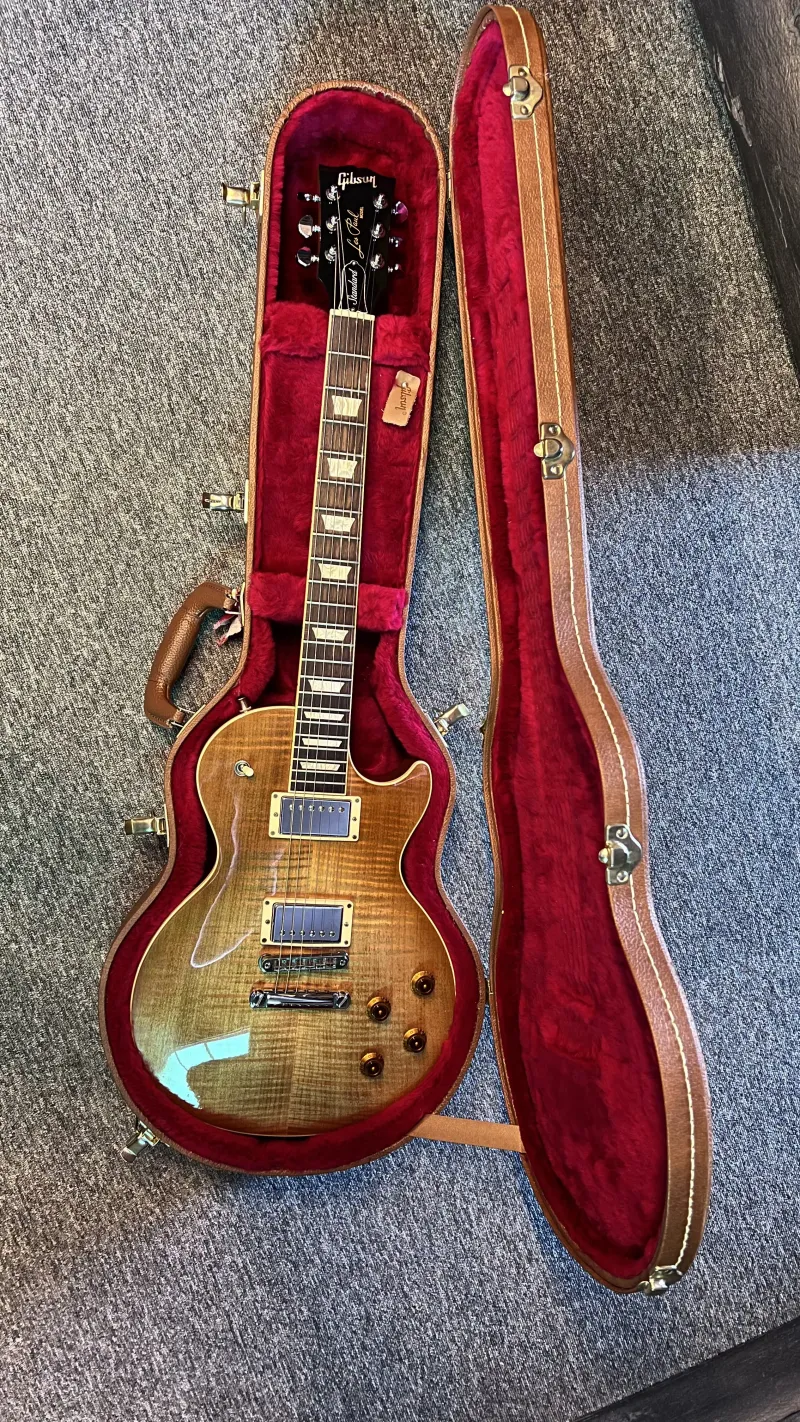 Gibson Les Paul Standard Mojave Burst Elektromos Git R Elad Gs