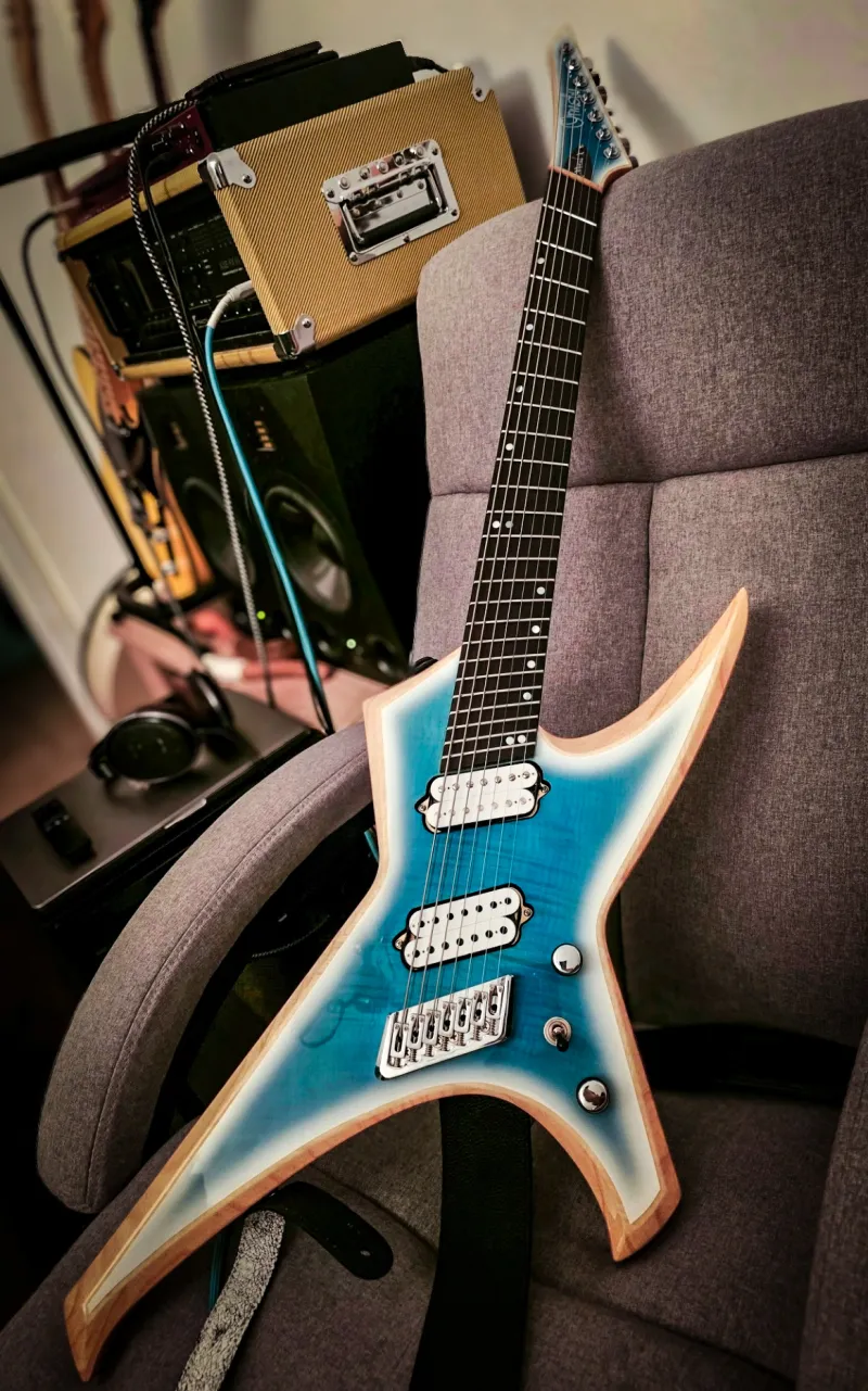 Ormsby Metal X GTR 7 Ice Cool Run 16 Elektromos gitár 7 húros