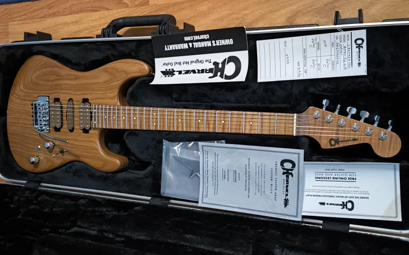 Charvel Guthrie Govan USA Custom Shop Cooked Ash Elektromos gitár