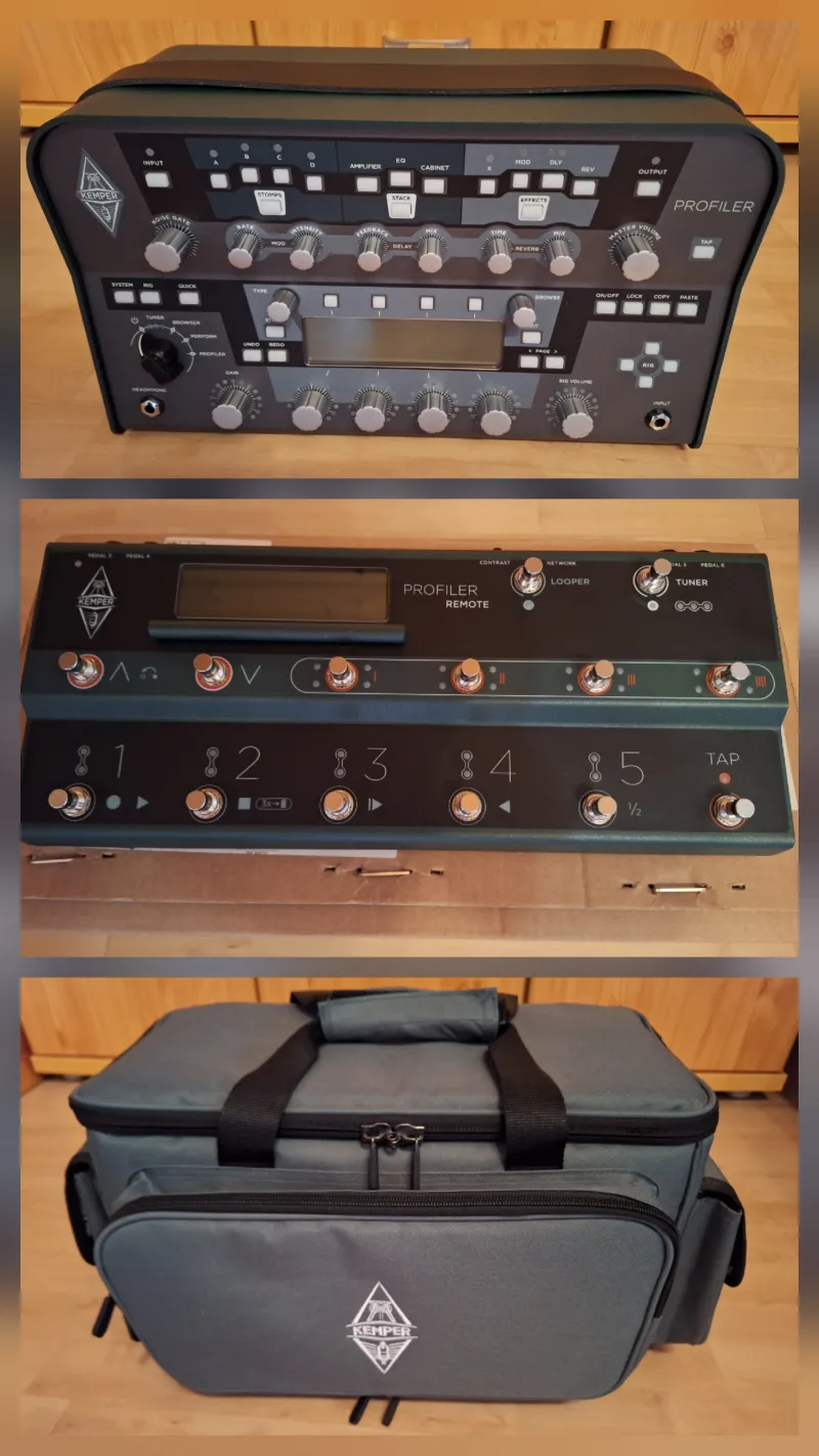 Kemper Profiler Head + remote kontroller Multieffekt