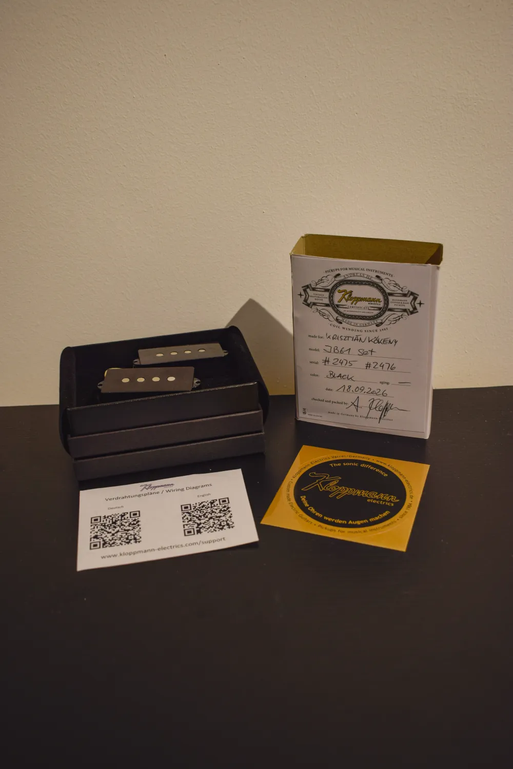 Kloppmann PB63 Precision Bass pickup Basszus hangszedő
