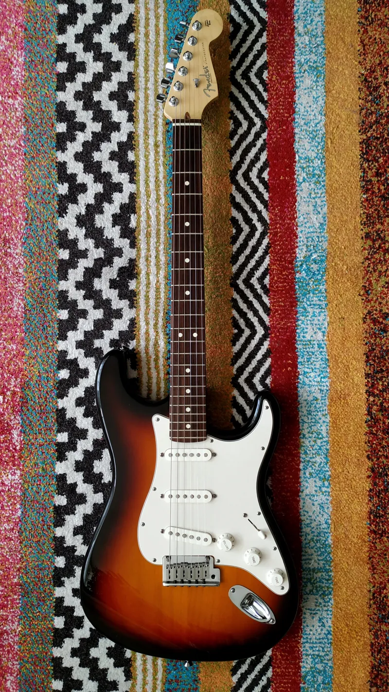 Fender American Standard Stratocaster 2005 Sunburst Elektromos gitár