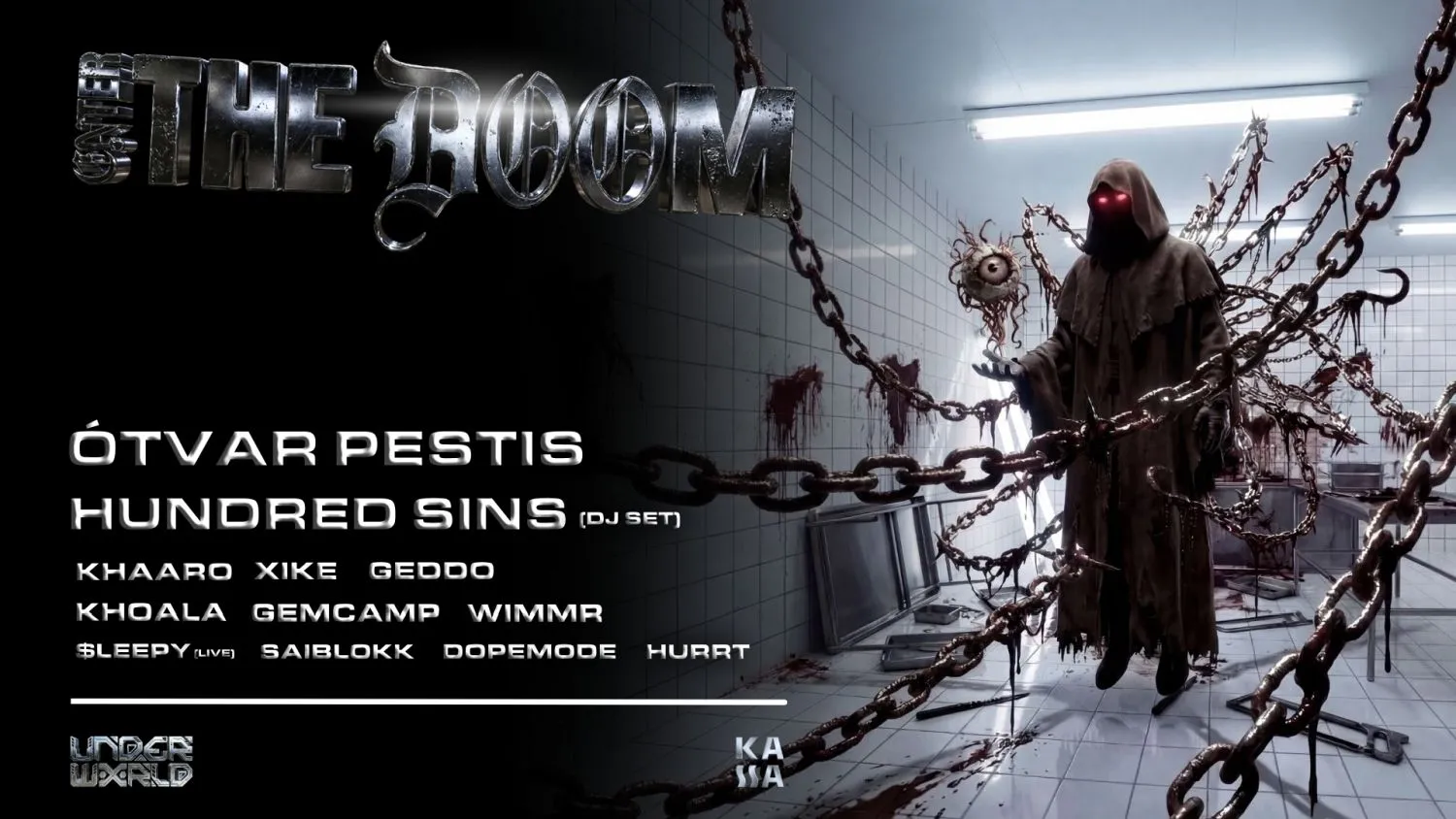 Új bulisorozatot indít az UNDERWXRLD kollektíva – szombaton Enter the DOOM a Kassa Hajón!