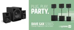 Music Media » LD Systems DAVE G4X 2.1-es PA rendszer » Hírek » Music Media