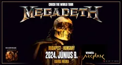 Az Archaic lesz a Megadeth előzenekara Budapesten