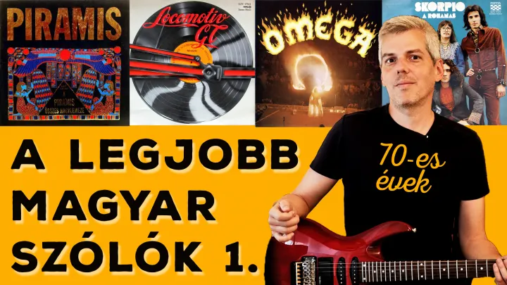 A legjobb magyar gitárszólók 1. (70-es évek)