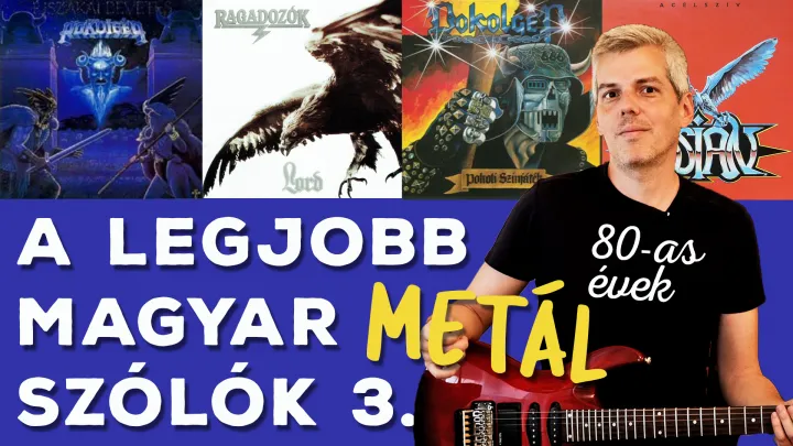 A legjobb magyar METÁL gitárszólók 3. (80-as éve