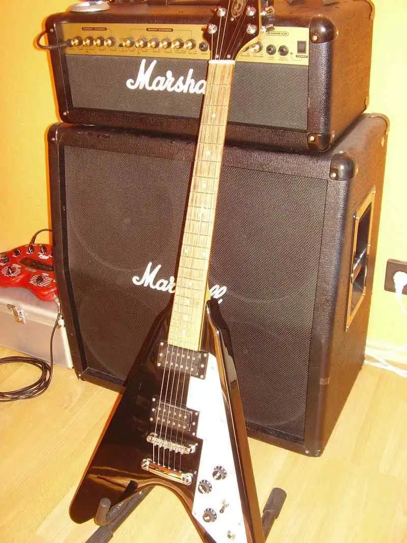 Stagg F300-BK - Heavy Flying V Guitarra eléctrica