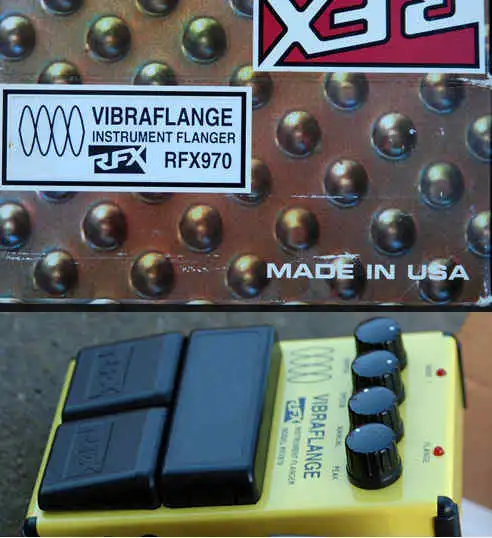  Vibraflange Effekt pedál
