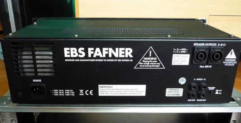 EBS Fafner TD 600 Bass amplifier head and cabinet for sale