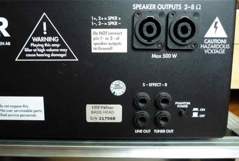 EBS Fafner TD 600 Bass amplifier head and cabinet for sale | GS