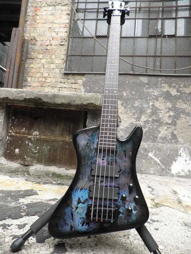 Spector REX 5 Holoflash + EMG 40DC Bass guitar