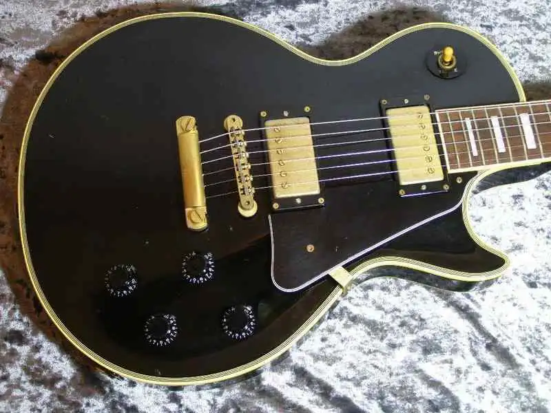 Burny RLC-60 Les Paul Custom 1980 Japán Elektromos gitár