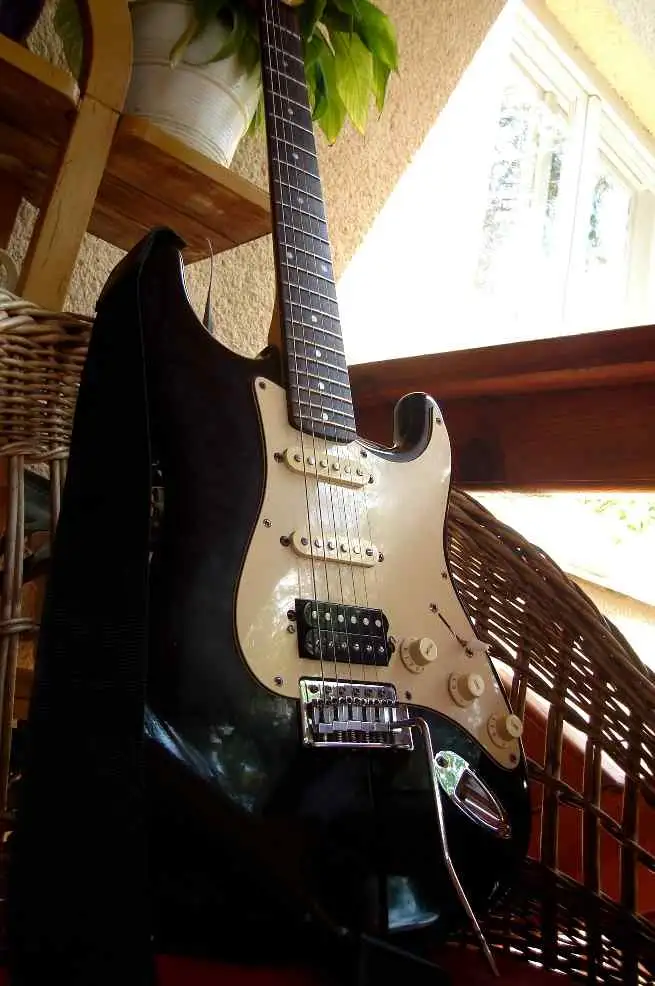  Strat Korea+hangminta Elektrická gitara
