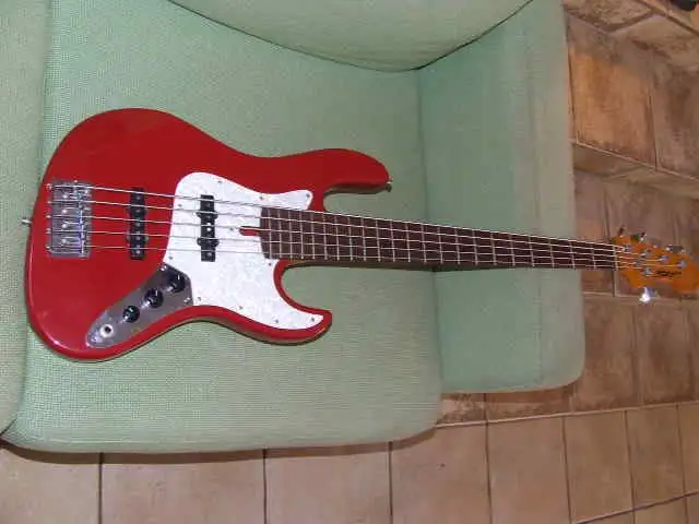 5U Boerjes Jazz Bass Modell Basszusgitár 5 húros
