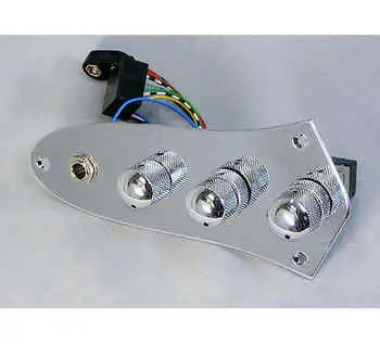 Noll TCM 2S-JB ONBOARD EQ chrome f. JazzBass Basgitara