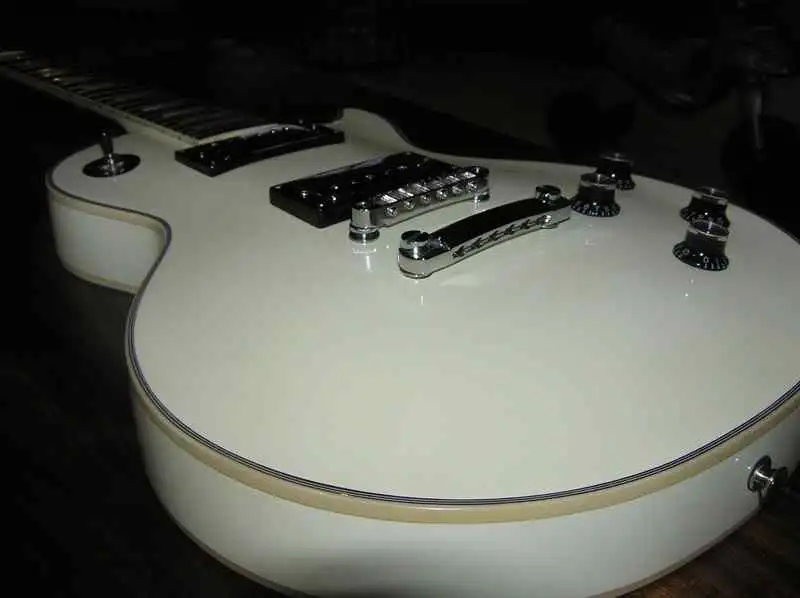  Les Paul Custom, White Elektromos gitár