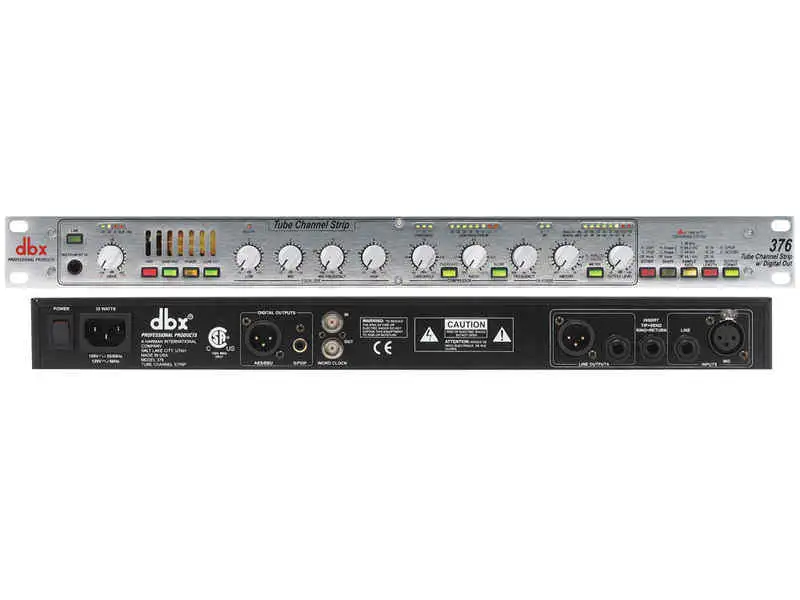  Dbx 376 Mikrofon előerősítő Csöves előfok