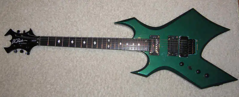 B C Rich Warlock NJ Series custom upgrades Guitarra eléctrica para zurdos
