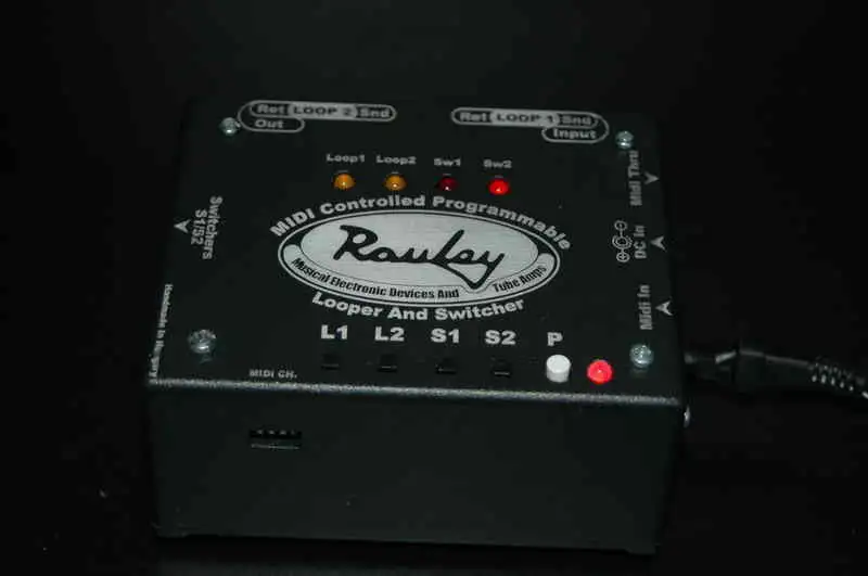 RAULEY MIDI LOOPER + AMP SWITCH Efekt