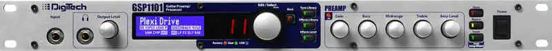 Digitech GSP-1101 rack gitáreffekt Előfokcsöves multieffekt