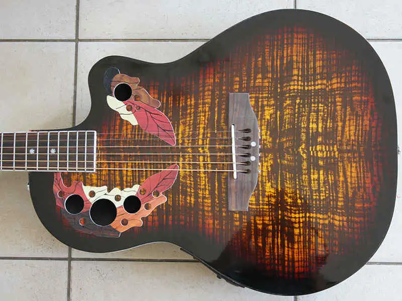  Roundback Guitarra electroacústica