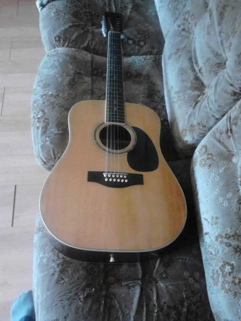  Sürgős Japán Suzuki Three.s F250 Akusztikus gitár 12 húros