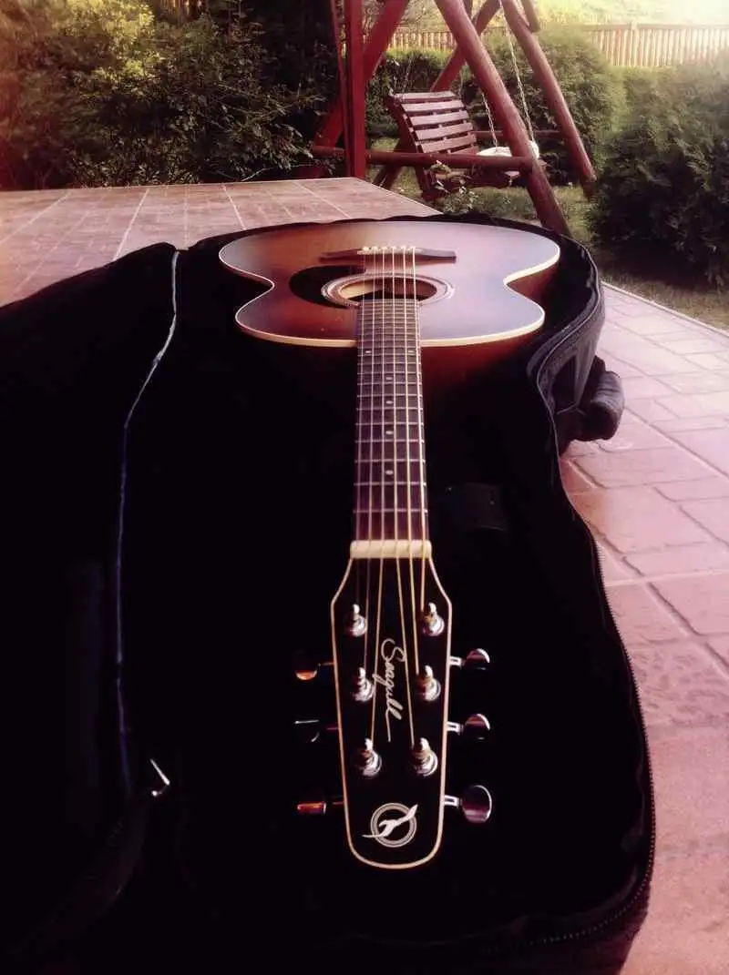 Seagull Mini Jumbo Rustic Akusztikus gitár