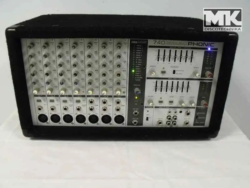 Phonic Powerpod 740 Plus T1 2x200W Mixer amplifier