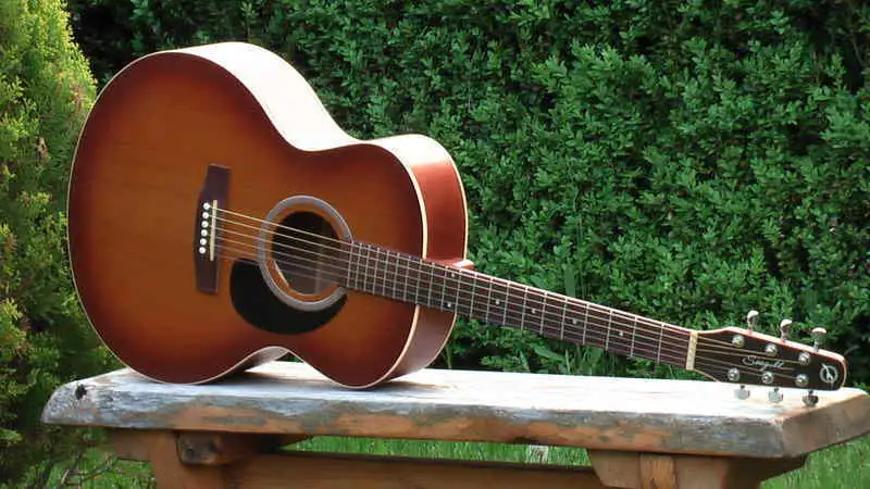 Seagull Mini Jumbo Rustic Akusztikus gitár