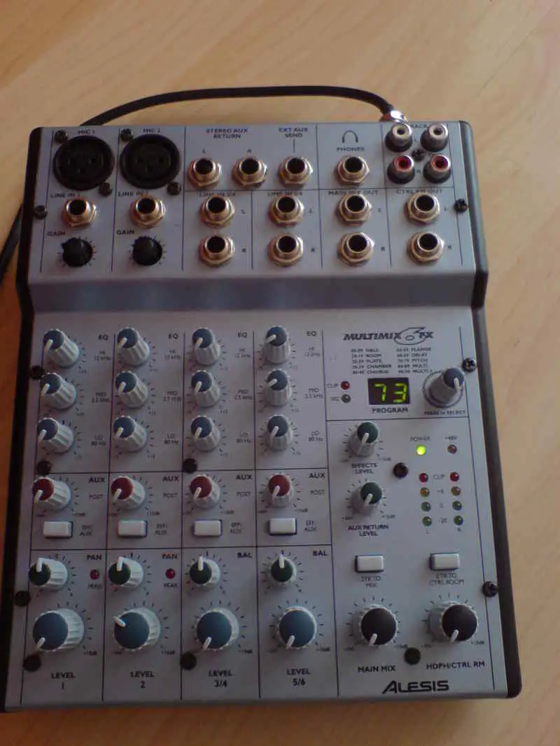 Alesis FX 6 Keverő
