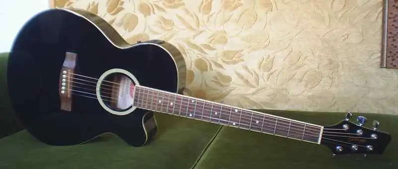 Stagg SW206CE-BK Elektroakustická gitara