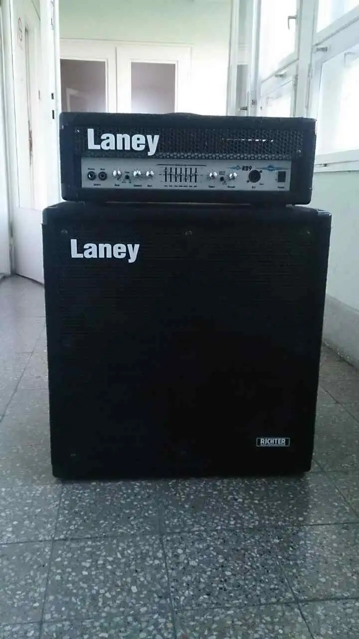 Laney RB9 300W+RB410 Bass amplifier head and cabinet for sale | GS