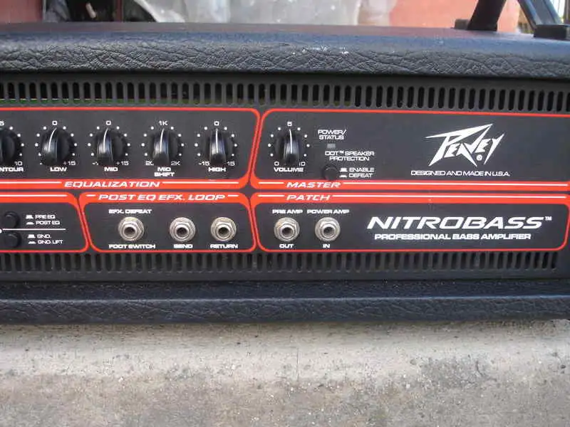Peavey NITROBASS Bass amplifier head and cabinet for sale