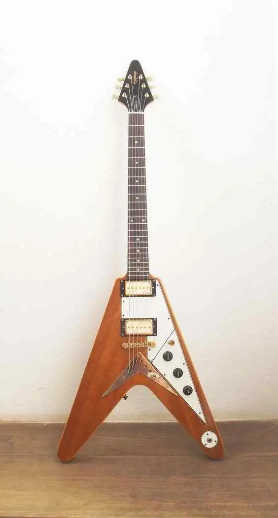Epiphone KERESEM  Flying V Korina 1958 Elektromos gitár