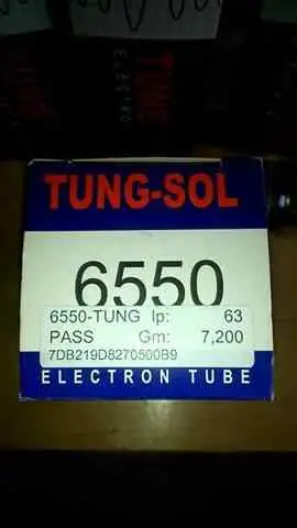  6550 WE Elektroncső szett