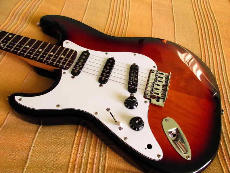 Cheri Stratocaster Balkezes elektromos gitár