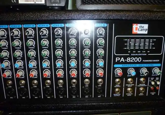  PA-8200 Keverő-erősítő