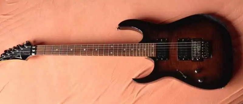 Ibanez RG550 moddolt Left handed electric guitar