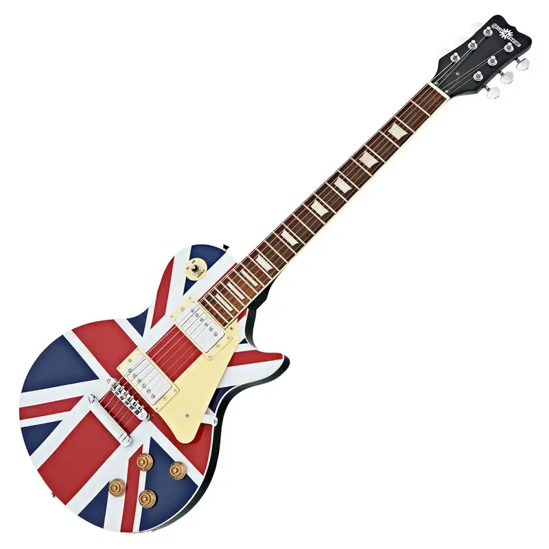 Gear4music New Jersey Union Jack Electric guitar
