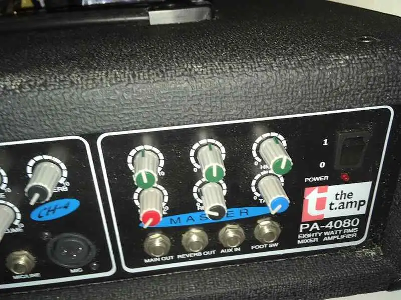 Tamp PA-4080 80W Mezclador amplificador