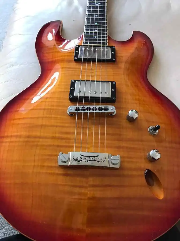 DBZ Imperial QM HB Elektromos gitár