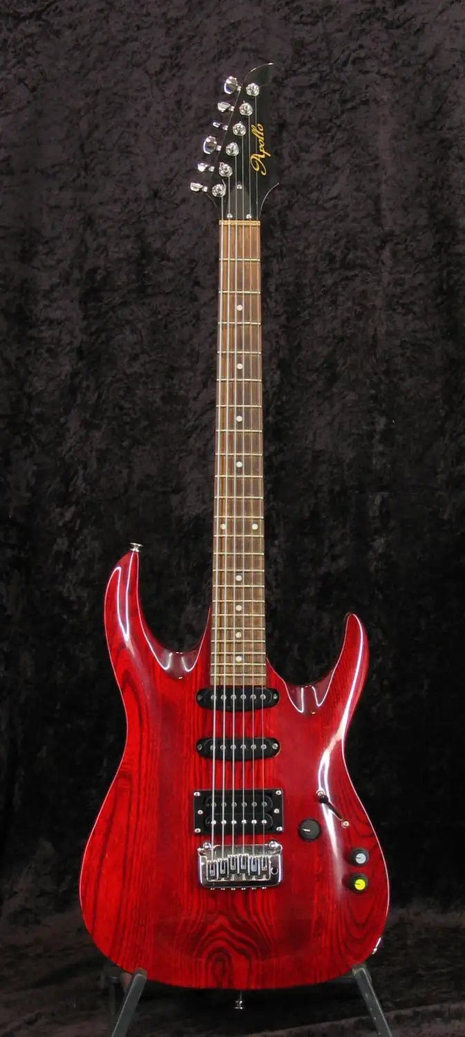  Superstrat Elektrická gitara