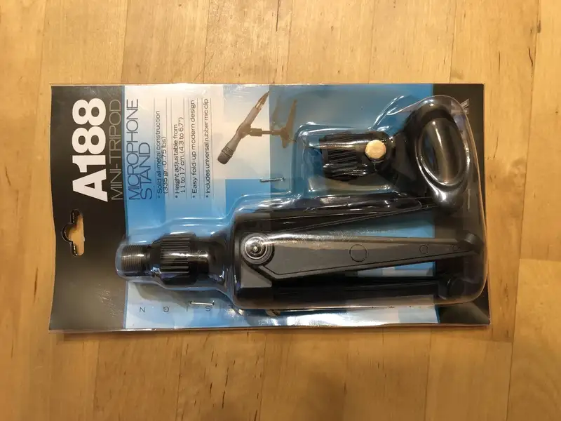  A188 MINI-Tripod Mikrofon állvány