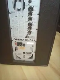 DB Technologies OPERA SUB12 Active speaker [February 18, 2019, 6:36 pm]