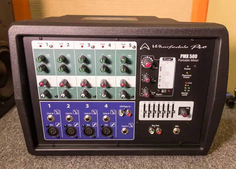 Wharfedale PMX500 hordozható Mixer Verstärker