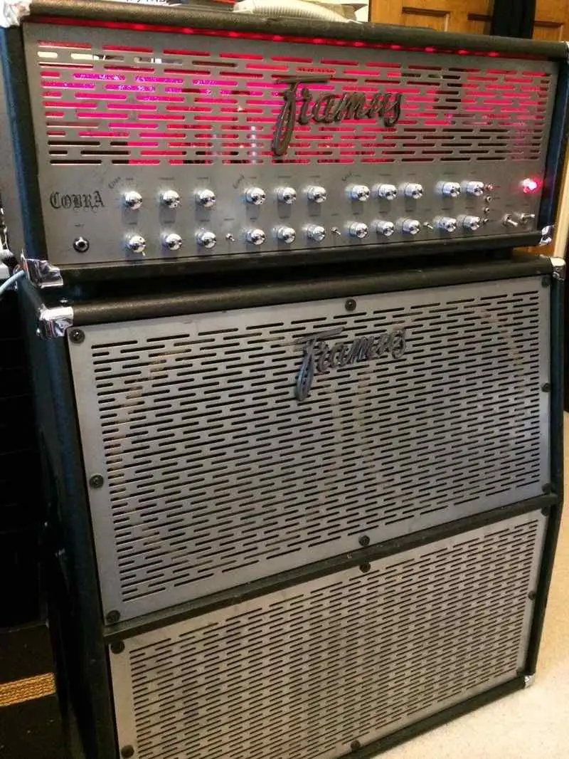 Framus Cobra 100 watt, 412 greenback Fej és láda