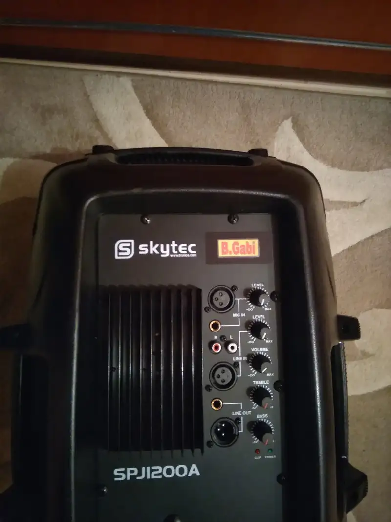 SKYTEC SPJ 1200A Aktív hangfal