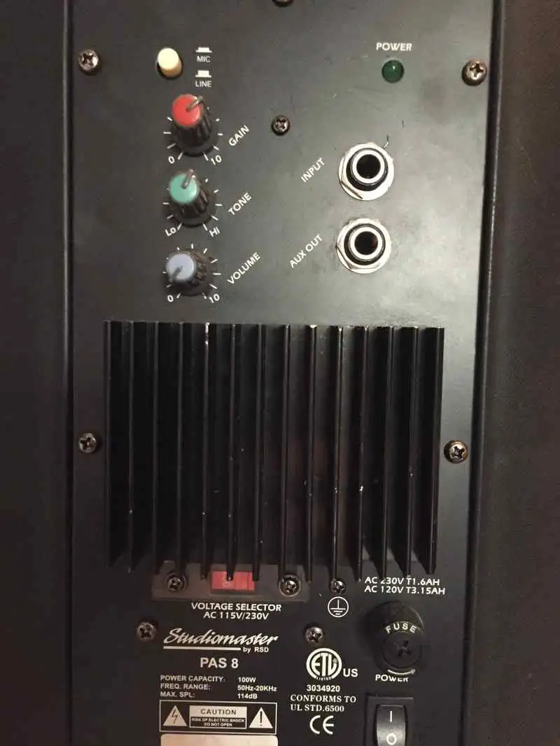  PAS 8 100W Aktiver Lautsprecher